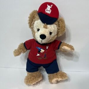 Disney Duffy Bear 2017 Plush Toy Mickey Mouse Red Blue Outfit Stuffed Animal
